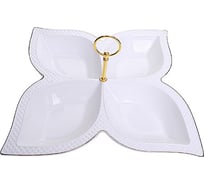 Керамическая менажница LORAINE 290x290x40 мм 30566 Менажница 29х29х4см LR (х12)