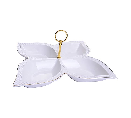 Керамическая менажница LORAINE 290x290x40 мм 30566 Менажница 29х29х4см LR (х12)