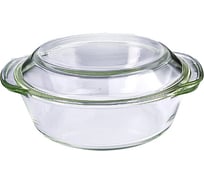 Толстостенная кастрюля LORAINE 2 л крышка стекло 2 л LR (х6) 29700