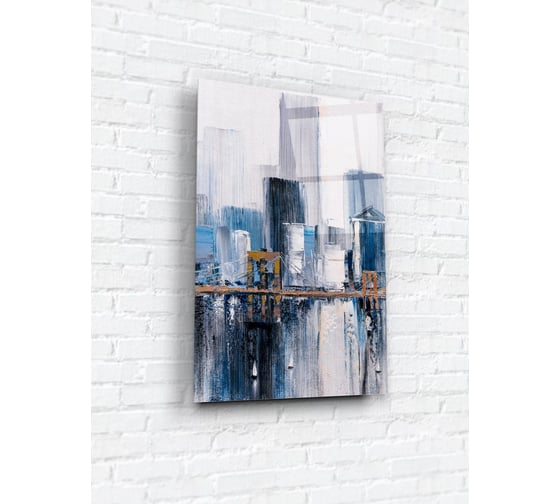 Картина на стекле ARTABOSKO небоскребы 2 40x60 WBR-11-721-04