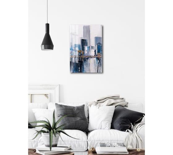 Картина на стекле ARTABOSKO небоскребы 2 40x60 WBR-11-721-04
