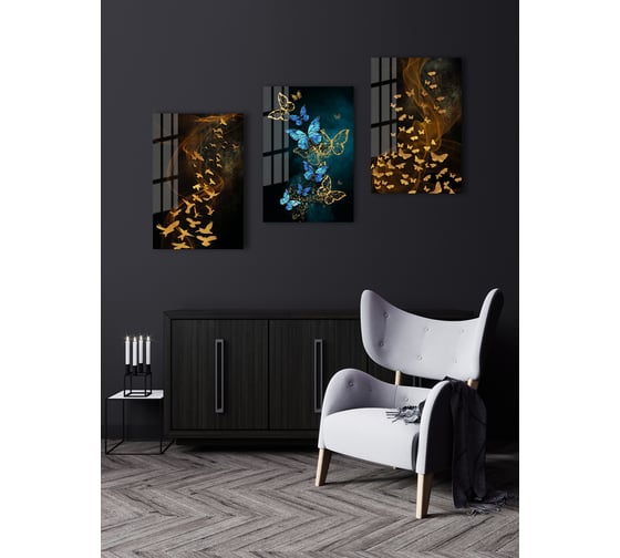 Картина на стекле ARTABOSKO птицы 1 40x60 WBR-01-708-04