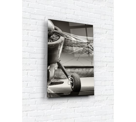 Картина на стекле ARTABOSKO самолет 2 40x60 WBR-01-689-04 1