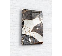 Картина на стекле ARTABOSKO серые тропики 3 40x60 WBR-01-751-04/3