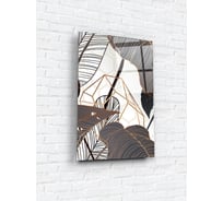 Картина на стекле ARTABOSKO серые тропики 1 40x60 WBR-01-751-04/1