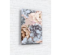 Картина на стекле ARTABOSKO серые пионы 1 40x60 WBR-05-808-04