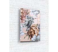 Картина на стекле ARTABOSKO серые пионы 2 40x60 WBR-05-809-04