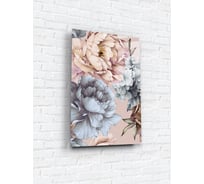 Картина на стекле ARTABOSKO серые пионы 3 40x60 WBR-05-810-04