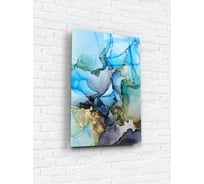 Картина на стекле ARTABOSKO сине-зеленый акрил 3 40x60 WBR-05-792-04