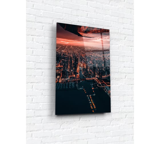 Картина на стекле ARTABOSKO мегаполис 1 40x60 WBR-04-1085-04 1