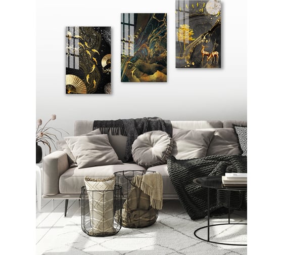 Картина на стекле ARTABOSKO полет 3 40x60 WBR-01-832-04