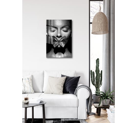 Картина на стекле ARTABOSKO сияющая девушка 2 40x60 WBR-01-1199-04