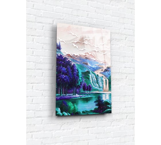 Картина на стекле ARTABOSKO сирень 1 40x60 WBR-01-1094-04