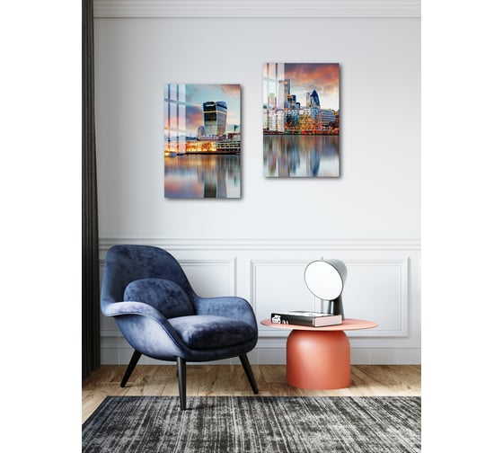 Картина на стекле ARTABOSKO отражение 1 40x60 WBR-01-1102-04