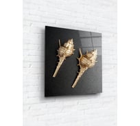 Картина на стекле ARTABOSKO ракушки 3 40x40 WBR-01-867-03