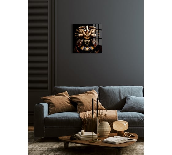 Картина на стекле ARTABOSKO самурай 1 40x40 WBR-05-885-03