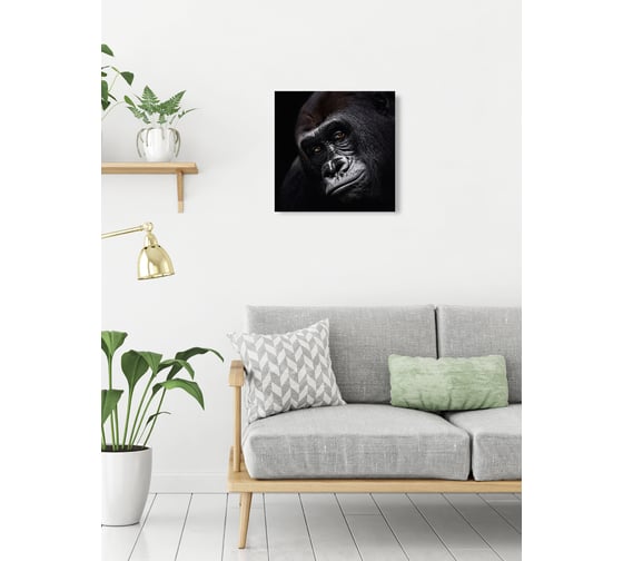 Картина на стекле ARTABOSKO обезьяна 40x40 WB-02-60-03