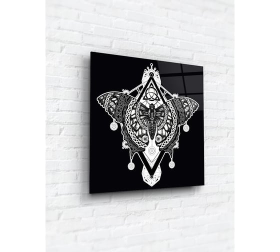 Картина на стекле ARTABOSKO нордик инк 1 40x40 WBR-02-979-03 1