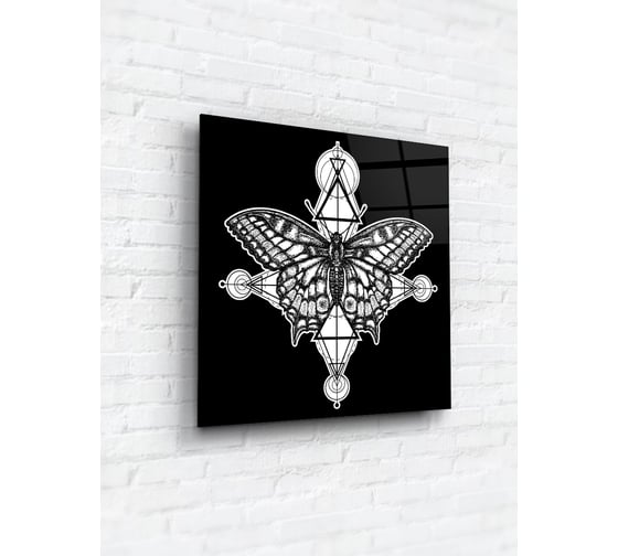 Картина на стекле ARTABOSKO нордик инк 3 40x40 WBR-02-981-03 1