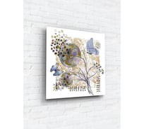 Картина на стекле ARTABOSKO нежный цветок 2 40x40 WBR-05-904-03