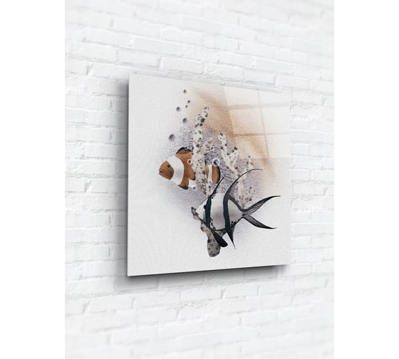 Картина на стекле ARTABOSKO морская 1 40x40 WBR-05-891-03 1