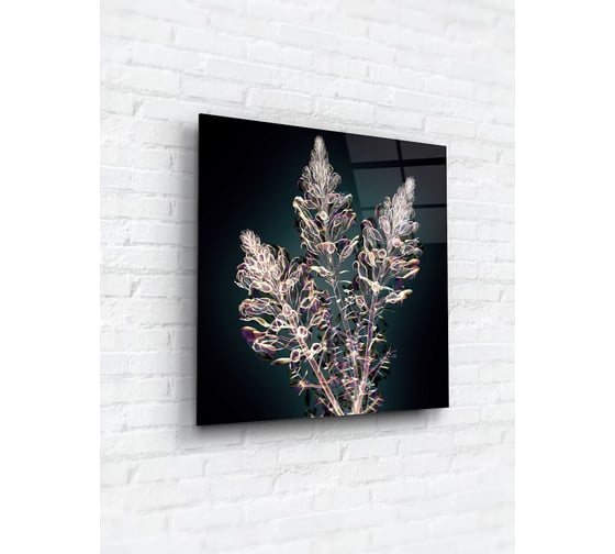 Картина на стекле ARTABOSKO стеклянный цветок 9 40x40 WBR-1250-12-03 1