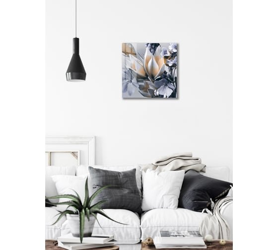 Картина на стекле ARTABOSKO нарцисс 5 40x40 WBR-01-1190-03