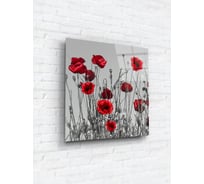 Картина на стекле ARTABOSKO маки 1 40x40 WBR-12-1006-03