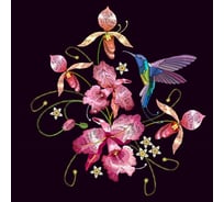 Картина на стекле ARTABOSKO вышивка 2 40x40 см MI-02-02-03