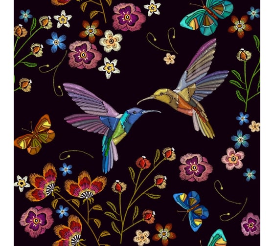 Картина на стекле ARTABOSKO вышивка 3 40x40 см MI-02-03-03 1
