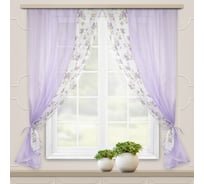 Комплект штор для кухни witerra арина, сирень 70086