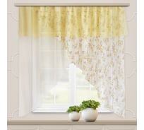Комплект штор для кухни witerra фиеста, 300x160, золото 104152
