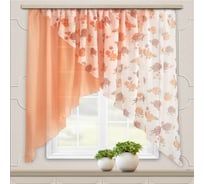 Комплект штор для кухни witerra марианна, 300x160, персик 103718