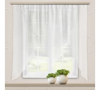 Комплект штор для кухни witerra мелисса, 300x160, белый 104142