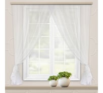 Комплект штор для кухни witerra дороти, 280x180, белый 45871