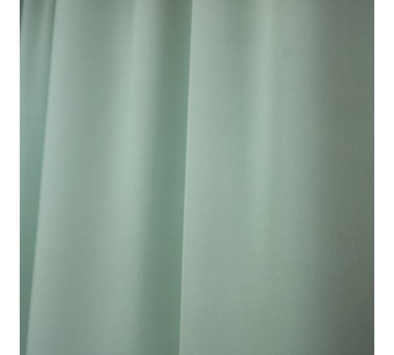 Комплект портьер для кухни witerra блэкаут, матовый, фисташка, 135x180, 2 шт 103980