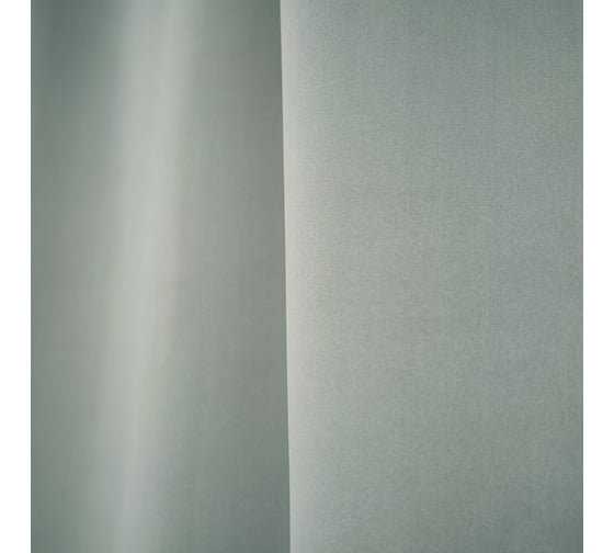 Комплект портьер для кухни witerra блэкаут, матовый, графит, 135x180, 2 шт 108368