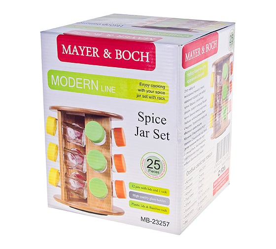 Набор для специй MAYER&BOCH 25 предметов 23257 МВ (х8)