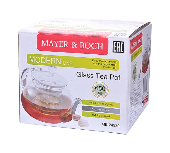 Заварочный чайник MAYER&BOCH 800 мл 31362 МВ (x24)