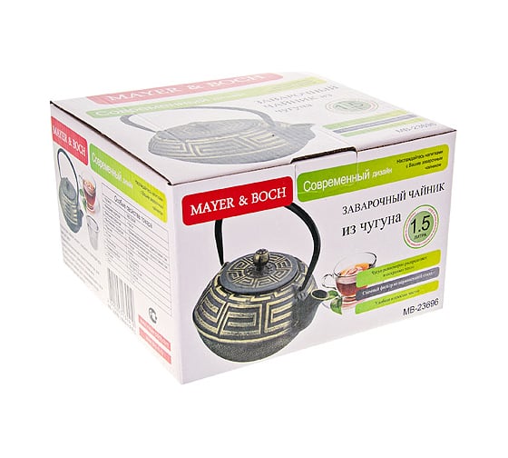 Заварочный чайник MAYER&BOCH 1,5 л 23696 МВ (х8)