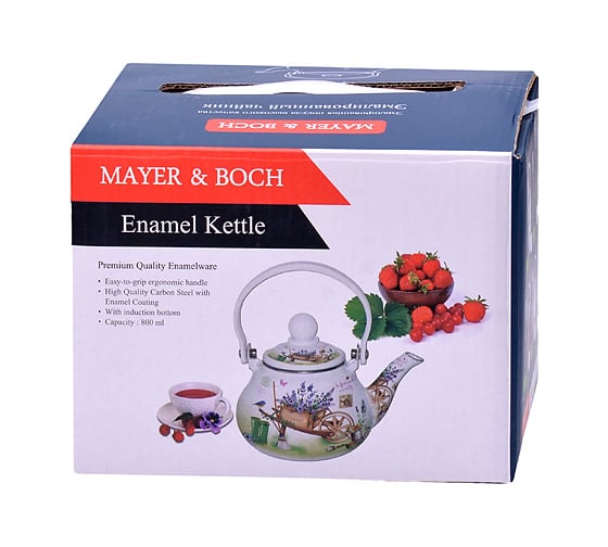 Заварочный чайник MAYER&BOCH эмаль 800 мл 29758 MB (х24)