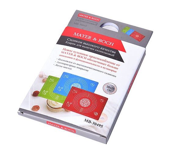 Силиконовый коврик MAYER&BOCH 38x28 см 30495-2 MB (х72)