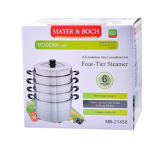 Четырехъярусная мантоварка MAYER&BOCH 9,5 л 21458 МВ (х4)