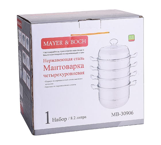Четырехъярусная мантоварка MAYER&BOCH 28 см 30906 MB (х4)