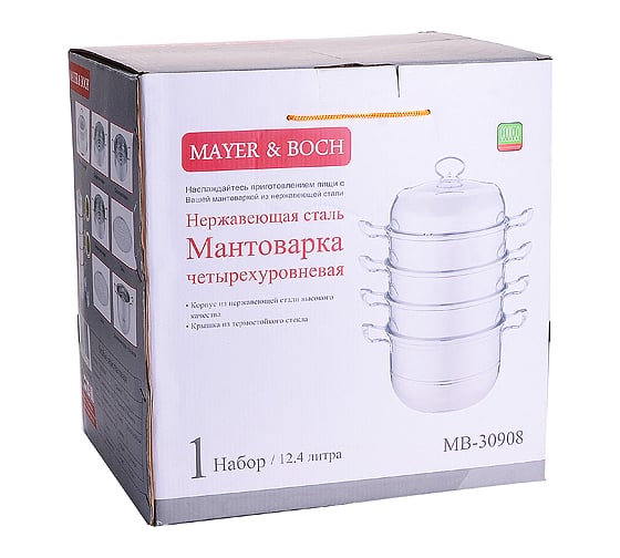 Четырехъярусная мантоварка MAYER&BOCH 32 см 30908 MB (х2)