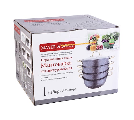 Трехъярусная мантоварка MAYER&BOCH 28 см 31259 МВ (х6)