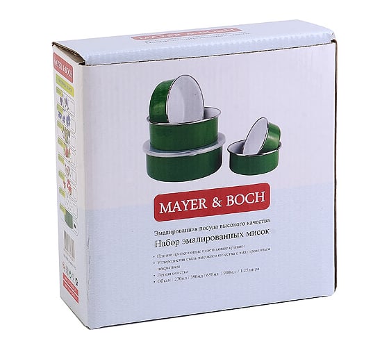 Набор мисок MAYER&BOCH 5 штук с крышками 30544 MB (х24)