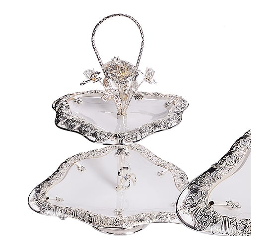 Двухъярусная конфетница MAYER&BOCH фарфор 35x34,5x42 см 30826 MB (х4)