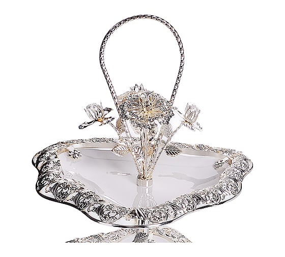 Двухъярусная конфетница MAYER&BOCH фарфор 35x34,5x42 см 30826 MB (х4)