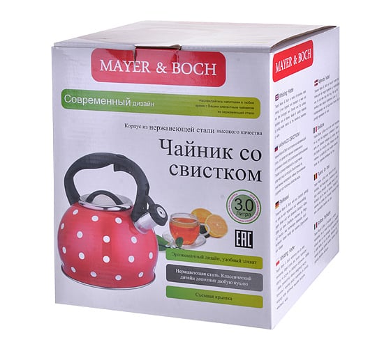 Чайник MAYER&BOCH со свистком 3 л 28443 MB (х12)
